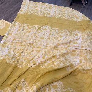 Anthropology king duvet cover